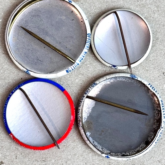 Vintage Politcal Finback Buttons Nixon Agnew - Picture 4 of 7